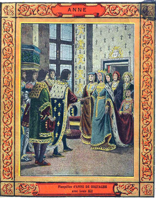Anne - Fiançailles d'Anne de Bretagne avec Louis XII