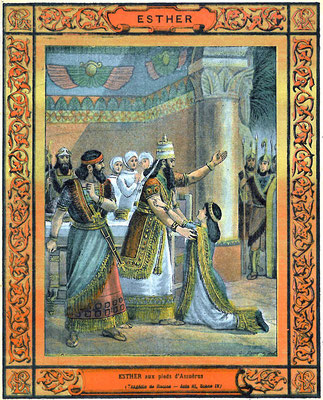 Esther - Esther aux pieds d'Assuérus (Tragédie de Racine, acte III, scène IV)