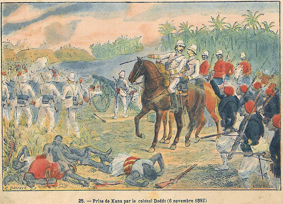 25D - Prise de Kana par le colonel Dodds (6 novembre 1892)