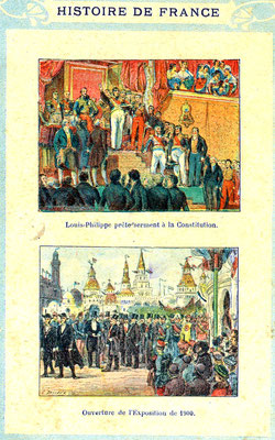 Louis-Philippe devant la Constitution - Ouverture de l'expo universelle de 1900