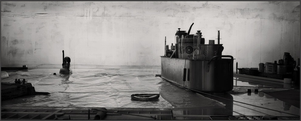 Rangement (Grande Poissonnière et Boite d'Igol) 100X54cm, 2009