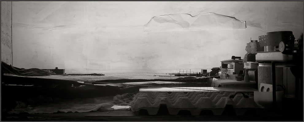 Rangement (Casier à œufs et cordages) 100X54cm, 2009