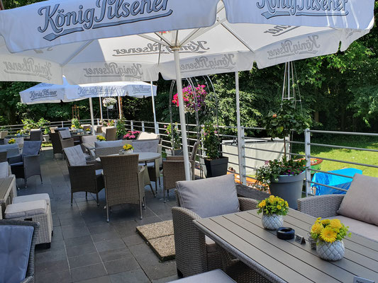 Gemütliche Terrasse im Haus Seeblick