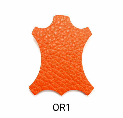 Orange vif grainé