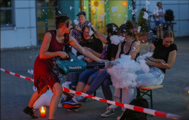 Schaumparty! Foto: J.Kirstein