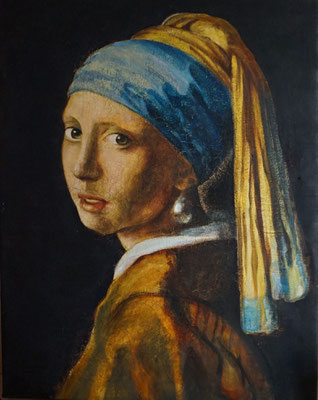 Kopie Vermeer auf Leinen /// Copy Vermeer on Linen