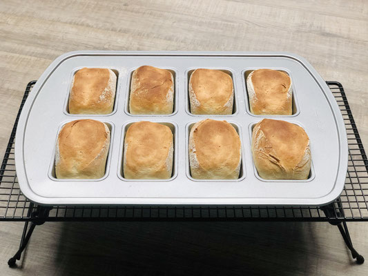 Goldgelb sind meine Brötchen gebacken
