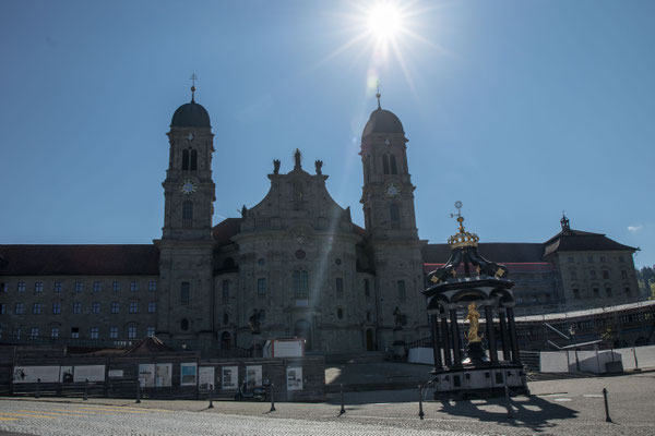 Des Kloster Einsiedeln mit der Klosterkirche