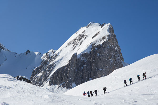 Aufstieg durchs Iffigtal Richtung Wildhorn