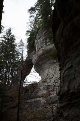 Der Zwingherrenbogen im SChwarzwassergraben bei Hinterfultigen