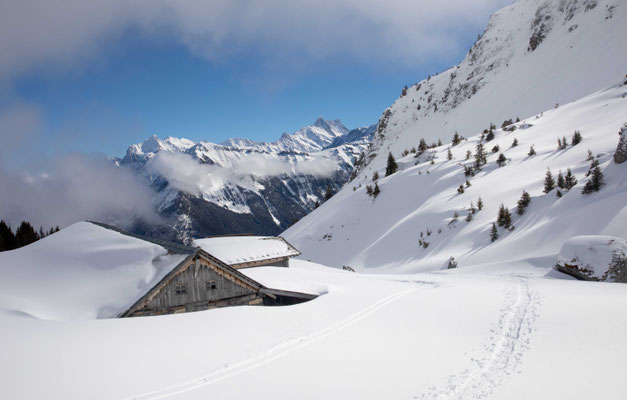 Die Alp Suls im Hochwinter