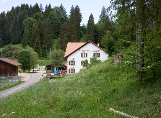 Das abgelegenste Bahnhofbuffet der Schweiz