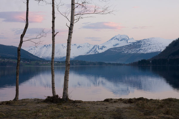 Vatnevatnet, Saudehornet, Sunnmørsalpane, Norwegen
