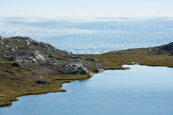 Kangiata Nunaata Sermia, Inlandeis