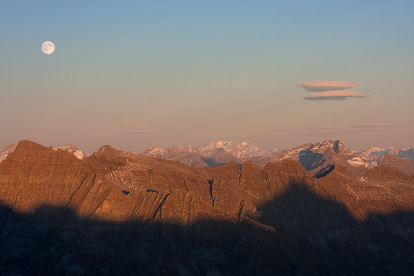 Corona di Rodorta und Bernina vom Zucchero, Schweiz