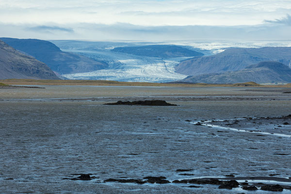Hoffellsjökull und Hornafjörður von Höfn