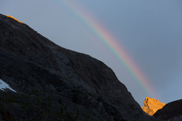 namenlose Berge in Südgrönland