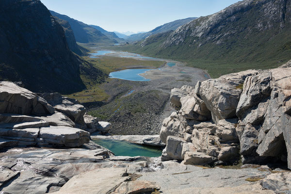 Austmannadalen vom früheren Wasserfall