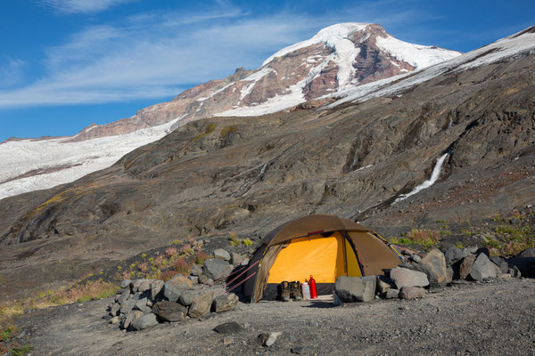 Hogsback-Camp, Mt Baker, North Cascades, USA