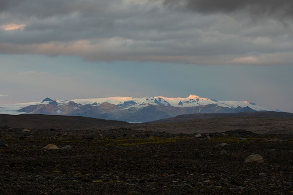 Vom Camp am Djúpárjökull mit Öræfajökull...