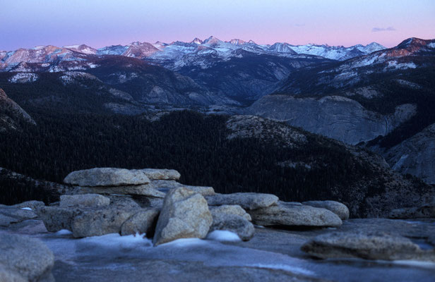 Cathedral Range from Half Dome