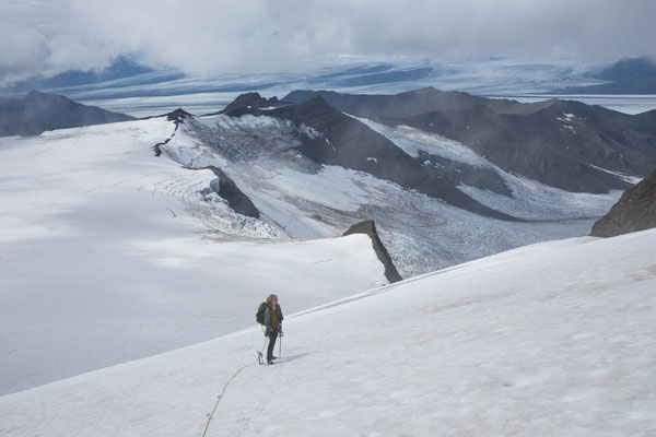 Breiðamerkurjökull und Veðurárdalsfjöl