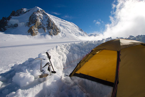Col du Midi, Mont Blanc, Frankreich