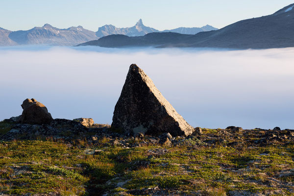 Kirkespiret über dem Tasermiutfjord