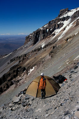 Highcamp Sajama, Bolivien
