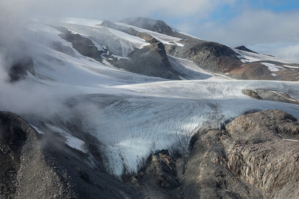Nussuaq: Gletscher im nördl. Saputit-Tal