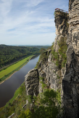 Bastei und Elbe