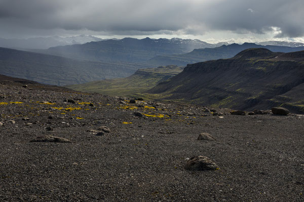 Geithellnadalur und Jökulgilstindar von Lambatungur