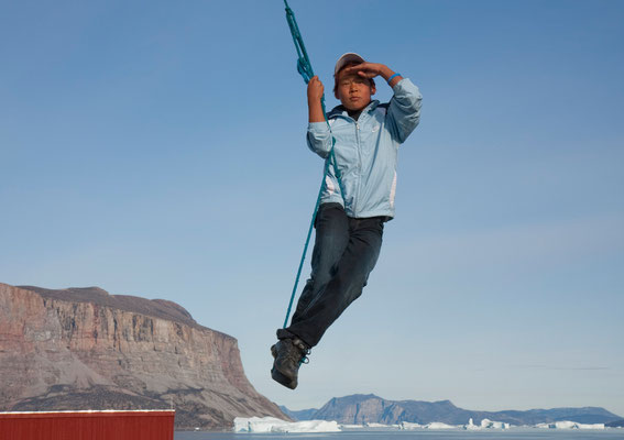 am Fahnenmast - Uummannaq