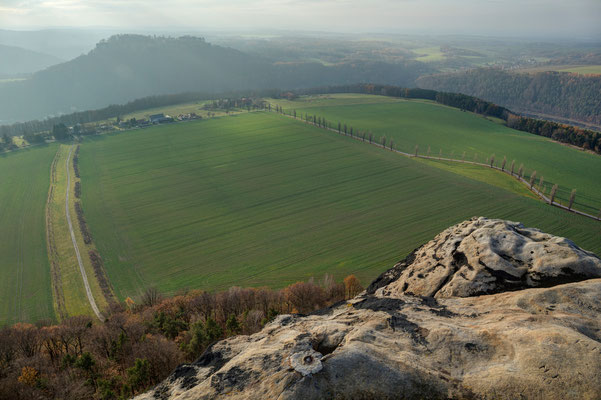 Königstein und Ebenheit vom Lilienstein