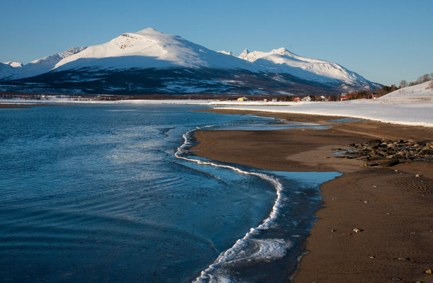 Breivika, Ullsfjord, Troms, Norwegen