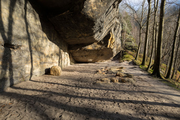 Boofe am unteren Terassenweg