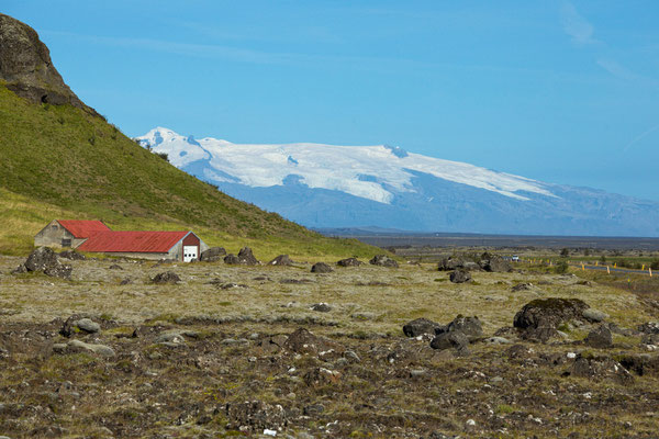 Rauðabergsmuli und Öræfajökull