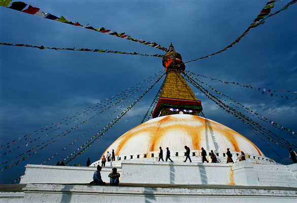 Bodnath-Stupa, Kathmandu