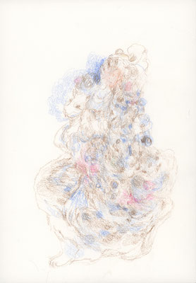 2024年7月24日, 紙に色鉛筆,colored pencil on paper, 280x196mm, 2024/07/24