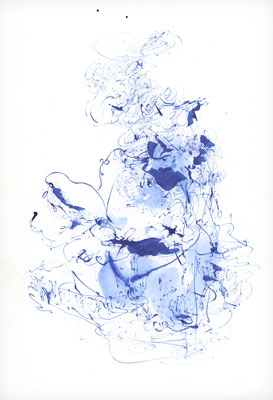 2023年1月24日, 紙にインク,ink  on paper, 242x166mm, 2022/01/24