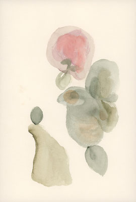 2020年2月19日, 紙に水彩, watercolor on paper, 279x189mm, 2020/02/19