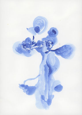 2023年10月21日a, 紙に水彩,watercolor on paper250x172mm, 2022/10/13a