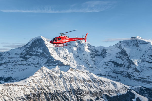 Elite Flights, HB-ZPF, AS350 B2 Ecureuil, Luftaufnahmen, Karin Gubler, Eiger, Mönch, Jungfrau
