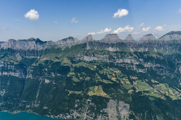 Elite Flights, Luftaufnahmen, Karin Gubler, Film- und Fotoflüge, Churfirsten, Fotoflug