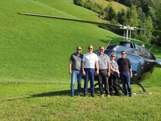 Elite Flights, Bell 206 Jet Ranger, HB-ZPZ, Luzern-Beromünster, Burezvieriflug, Helikopterflug, Schwanden NW
