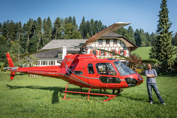 Elite Flights, VIP- Taxiflug, Helikoptertaxi, AS 350 Ecureuil, HB-ZPF