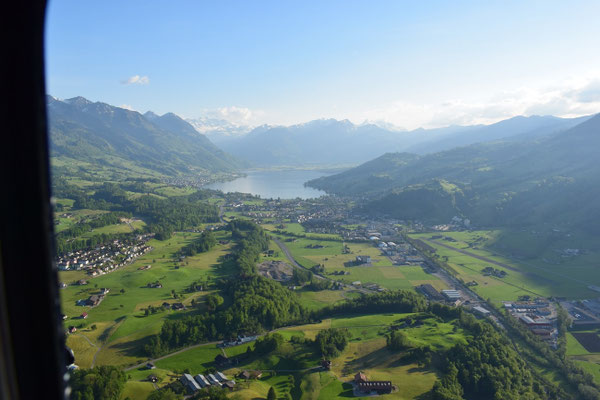 Elite Flights, Luftaufnahme, Helikopterflug, Alpenflug, Sarnensee, Fotoflug