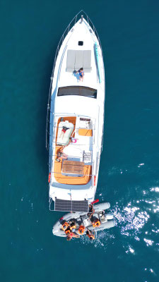 Rent Yacht Antalya FREEDOM max. 22 Person with Jakuzzi