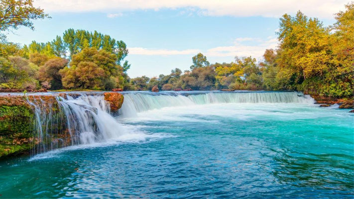 Bootstour auf dem Manavgat-Fluss mit Wasserfall und Basar