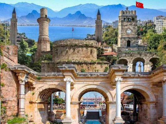 Antalya City Tour with Boat Trip, Waterfalls & Old Town